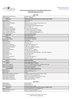 2020-2021-Baritone-Solo-List-1.Pdf