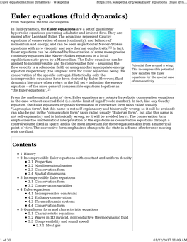 Euler Equations (Fluid Dynamics) - Wikipedia