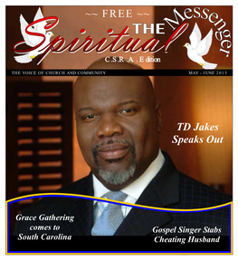 ~~ FREE ~~ TD Jakes Speaks