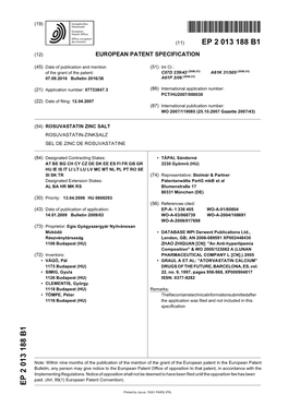 Rosuvastatin Zinc Salt Rosuvastatin-Zinksalz Sel De Zinc De Rosuvastatine