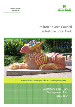 Eaglestone Local Park Management Plan 2011‐2015