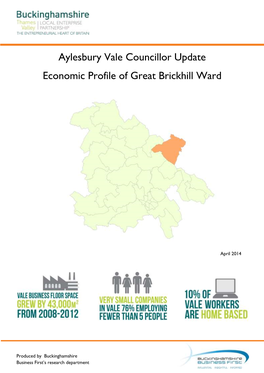 Aylesbury Vale Councillor Update Economic Profile of Great Brickhill Ward