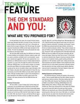 The OEM Standard and You What Are You Prepared for HD Jan14 FB