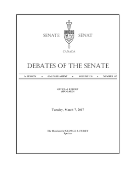 Debates of the Senate