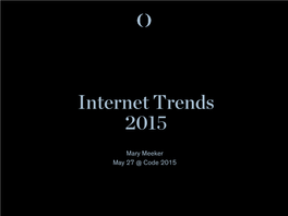 Internet Trends 2015