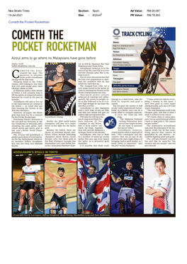New Straits Times Cometh the Pocket Rocketman