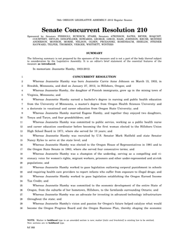 Senate Concurrent Resolution