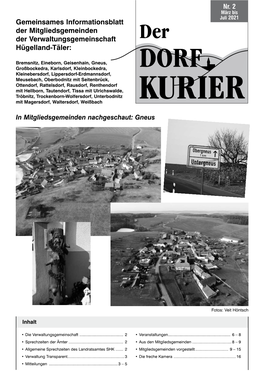 Dorfkurier Nr 2 2021