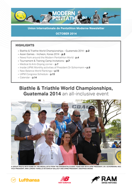 Biathle & Triathle World Championships, Guatemala 2014