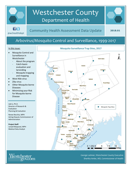 Arbovirus/Mosquito Control and Surveillance, 1999-2017