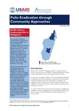 Polio Eradication Through Community Approaches