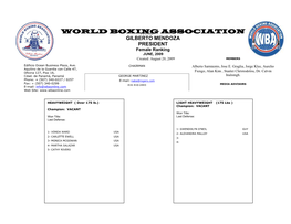 World Boxing Association