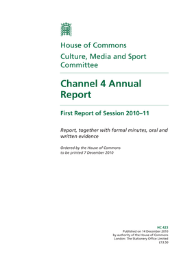 Channel 4 Annual Report