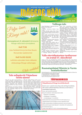 13 Mägede Hääl 03 10 2019.Pdf