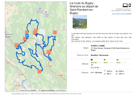 Itinéraire Au Départ De Saint Rambert-En- Bugey