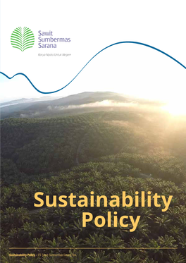 Sustainability Policy