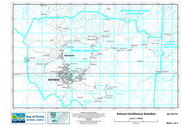 ROTORUA CONSTITUENCY Ruato Rotoiti Lake Rotoma Lake Rotoitipaku Waiteti Bay Tikitere Tarukenga Ngongotaha Mamaku Lake Rotorua Te Ngae Tasman Mill Mokoia Is 0 0 0 0