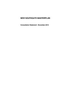 New Southgate Masterplan