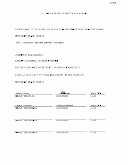 Iodine Consumption and Hashimoto's Thyroiditis: a Systematic Literature