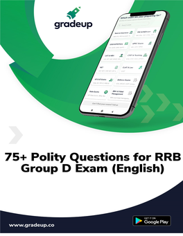Download RRB Group D Polity Notes in English