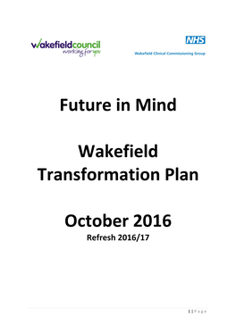 Wakefield Transformation Plan