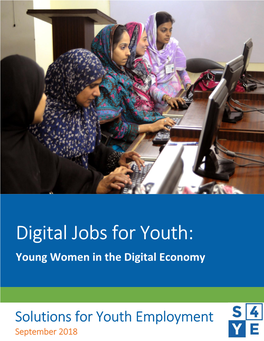 Digital Jobs for Youth: Young Women in the Digital Economy