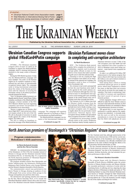 The Ukrainian Weekly, 2018