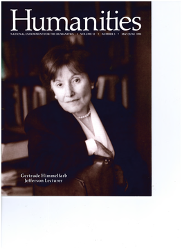 Gertrude Himmelfarb Jefferson Lecturer Editor's Note