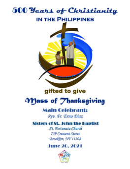 500 Years of Christianity Mass of Thanksgiving