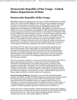 Democratic Republic of the Congo - United States Department of State