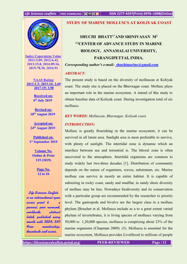 Comparative Occurance and Population Status of Bird Species in Different Talukas of Patan District (North Gujarat)