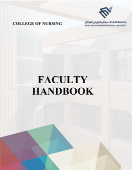 Faculty Handbook