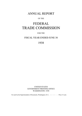 1938 Annual Report