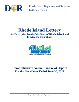 Report for the Fiscal Year Ended June 30, 2019