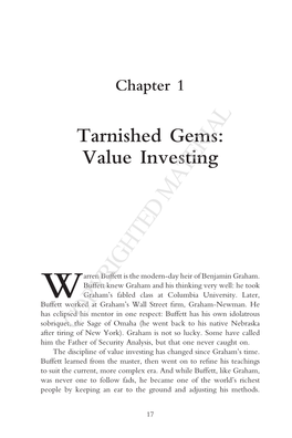 Value Investing Warren