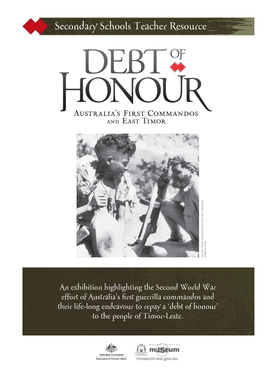 Debt of Honour’ to the People of Timor-Leste