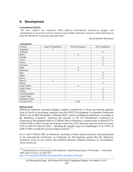 2010 Seoul G20 Summit Final Compliance Report