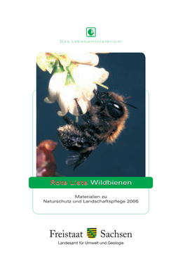 Rote Liste Wildbienen