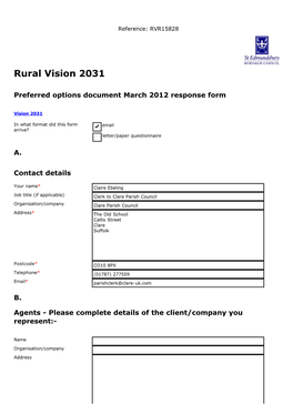 Rural Vision 2031