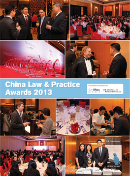 China Law & Practice Awards 2013