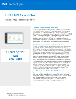 Connectrix Storage Area Networking Portfolio