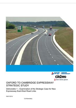 Oxford to Cambridge Expressway Strategic Study: Interim Report