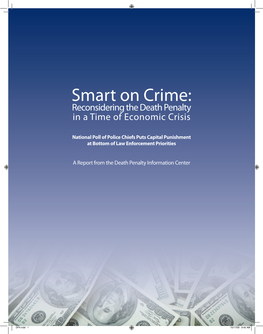 Smart on Crime: Reconsidering the Death Penalty in a Time of Economic Crisis