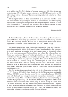 158 in the Edition (Pp. 316–319). Indices of Personal Names (Pp. 320