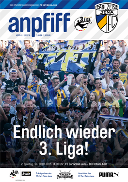 Endlich Wieder 3. Liga!