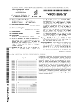 WO 2017/105987 Al 22 June 2017 (22.06.2017) W P O P C T