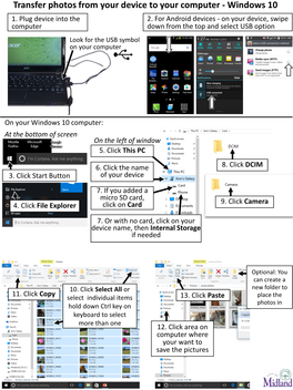 Transfer Photos from Your Device to Your Computer - Windows 10 1