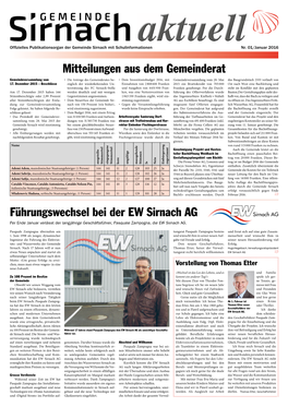 Sirnachaktuell 2016.01.Pdf