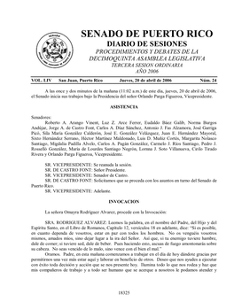 Procedimientos Y Debates De La Decimoquinta Asamblea Legislativa Tercera Sesion Ordinaria Año 2006 Vol