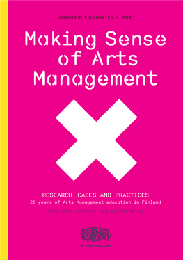 Making Sense of Arts Management